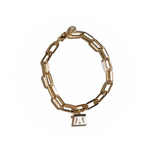 Block A Charm Bracelet
